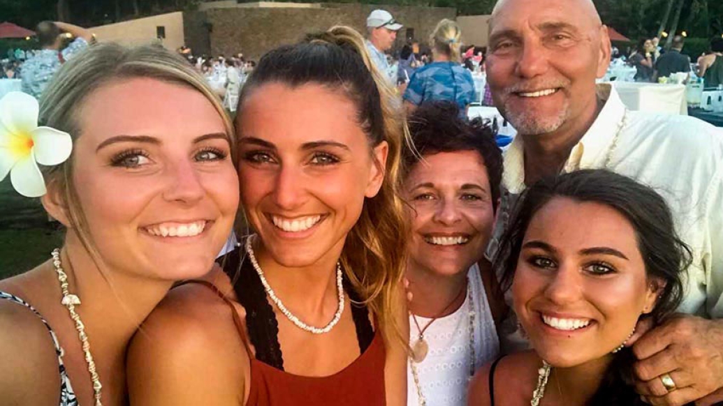 Paul and his family on Hawaii vacation